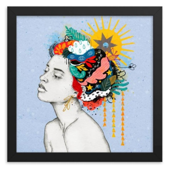 Crown of Colors II Framed Art Print