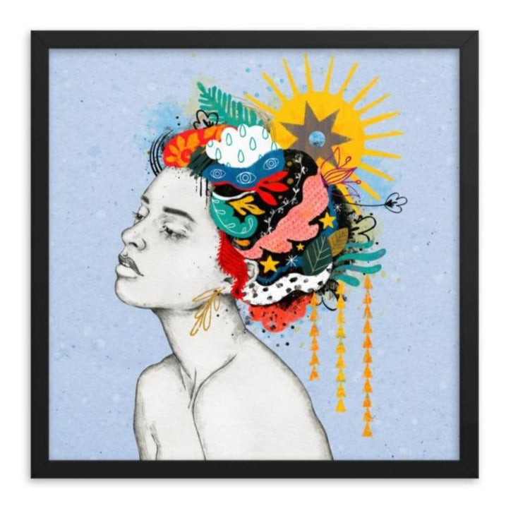 Crown of Colors II Framed Art Print