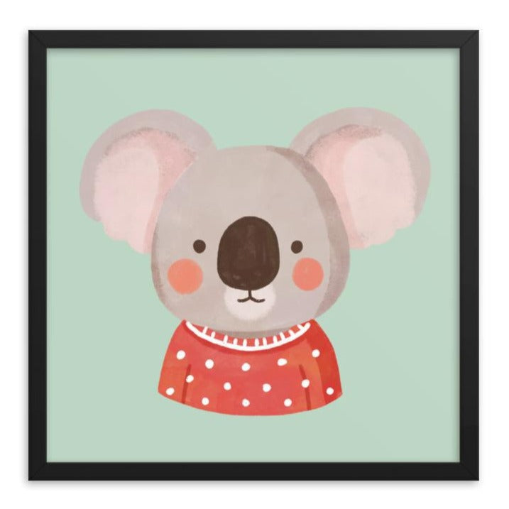 Cute Koala Framed Art Print