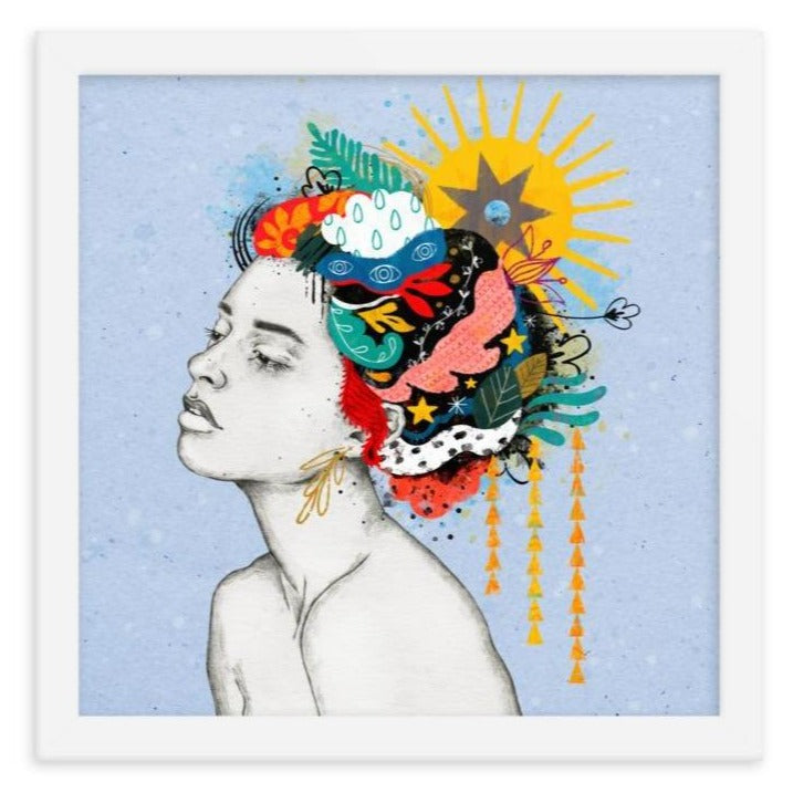 Crown of Colors II Framed Art Print