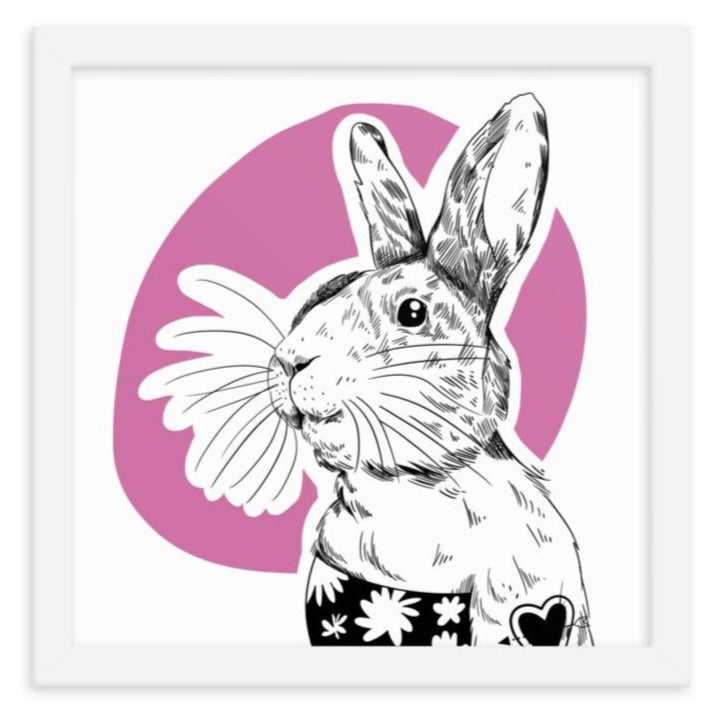 Usagi-san the Rabbit II Framed Art Print