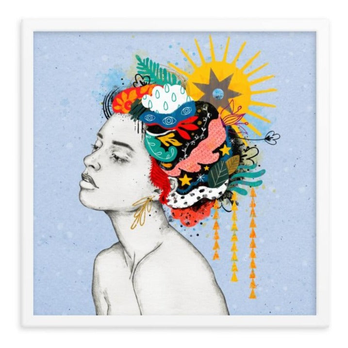 Crown of Colors II Framed Art Print