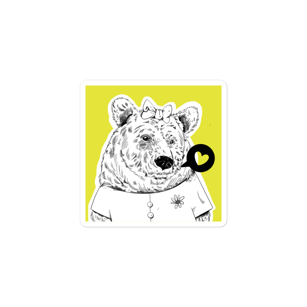 Kuma-san the Bear Sticker