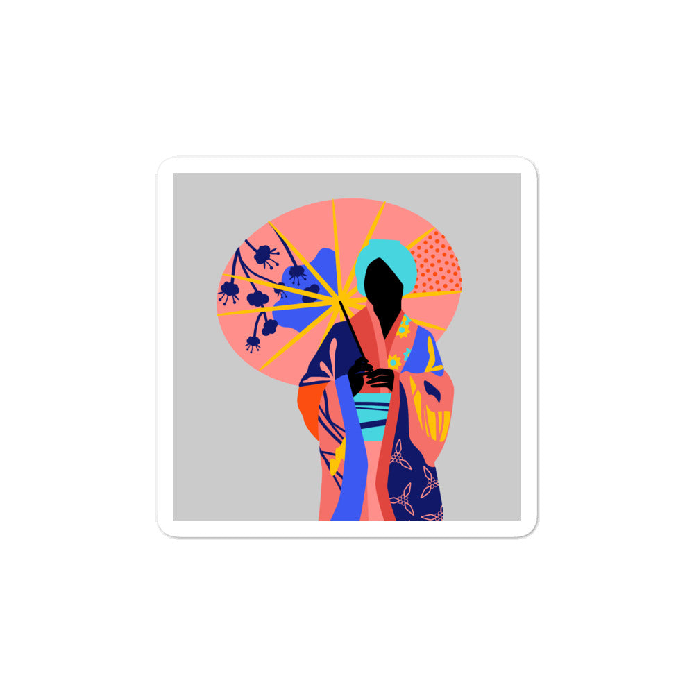 Japanese Kimono Sticker