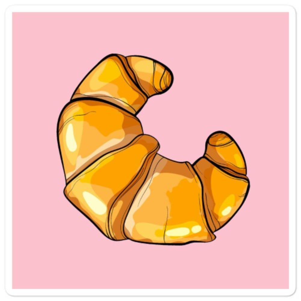Croissant Sticker