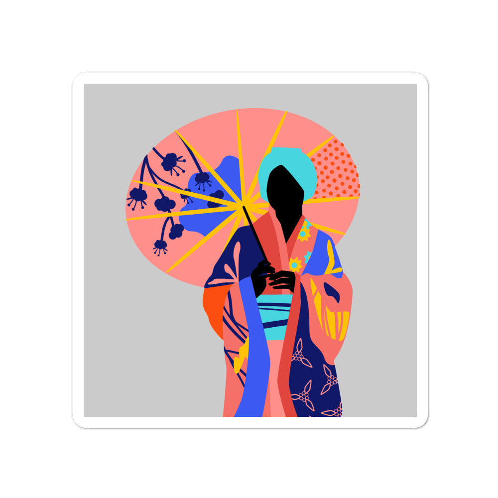 Japanese Kimono Sticker
