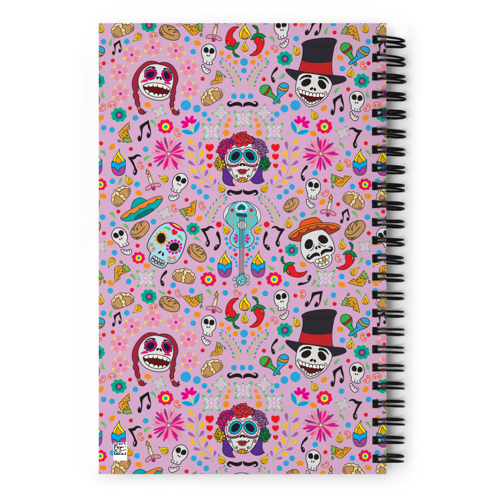 Day of the Dead Notebook (Lavender)