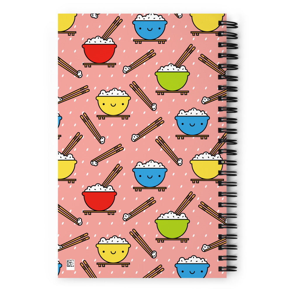 Rice Bowl Notebook (Pink)