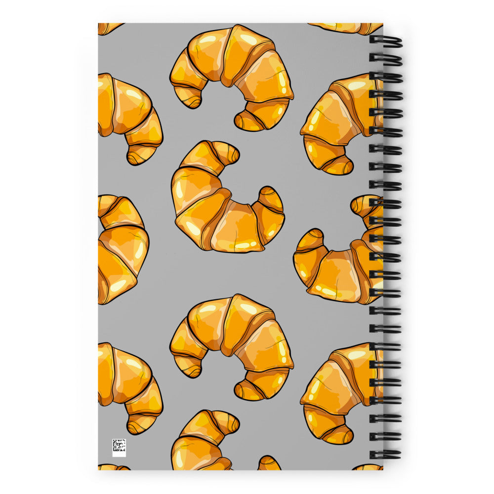 Croissant Notebook (Grey)