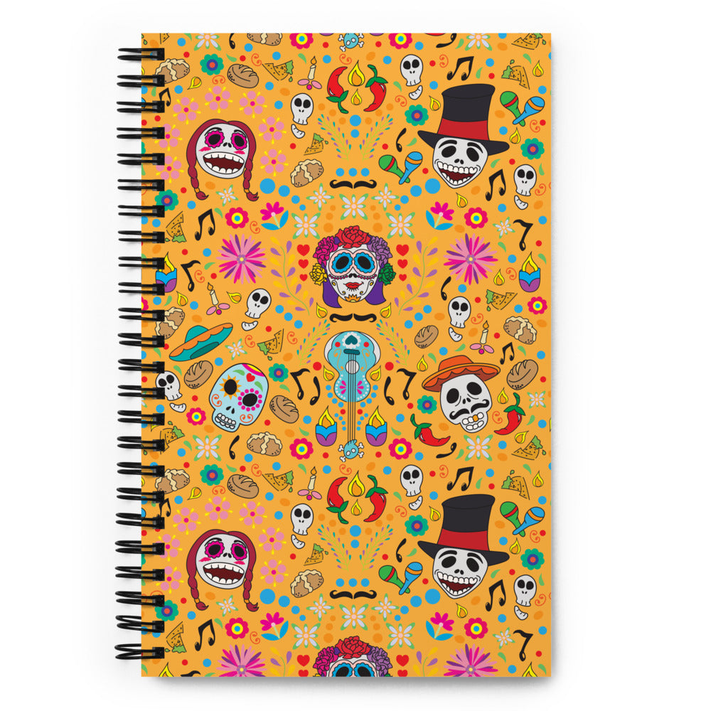 Day of the Dead Notebook (Orange)