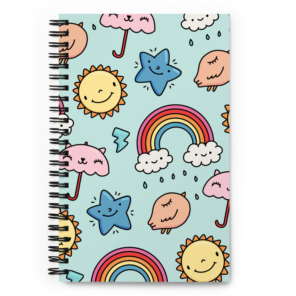 Kawaii Rainbow Notebook