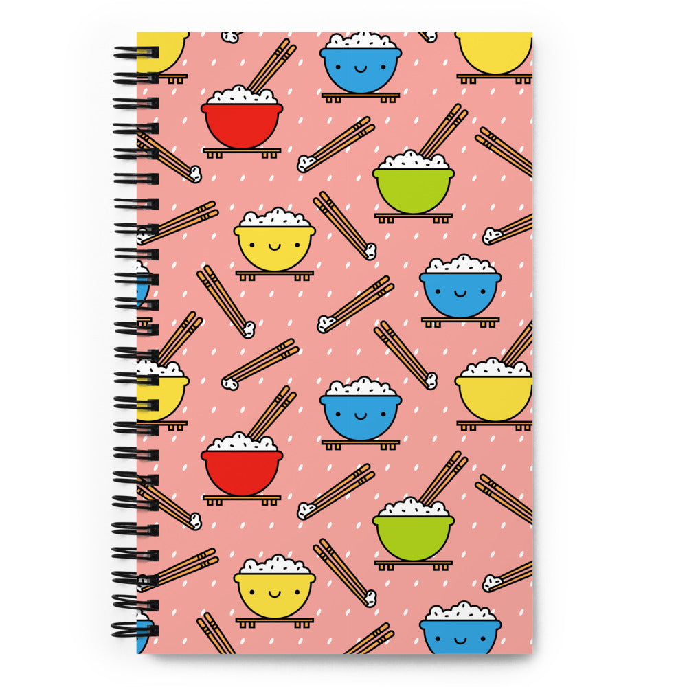 Rice Bowl Notebook (Pink)
