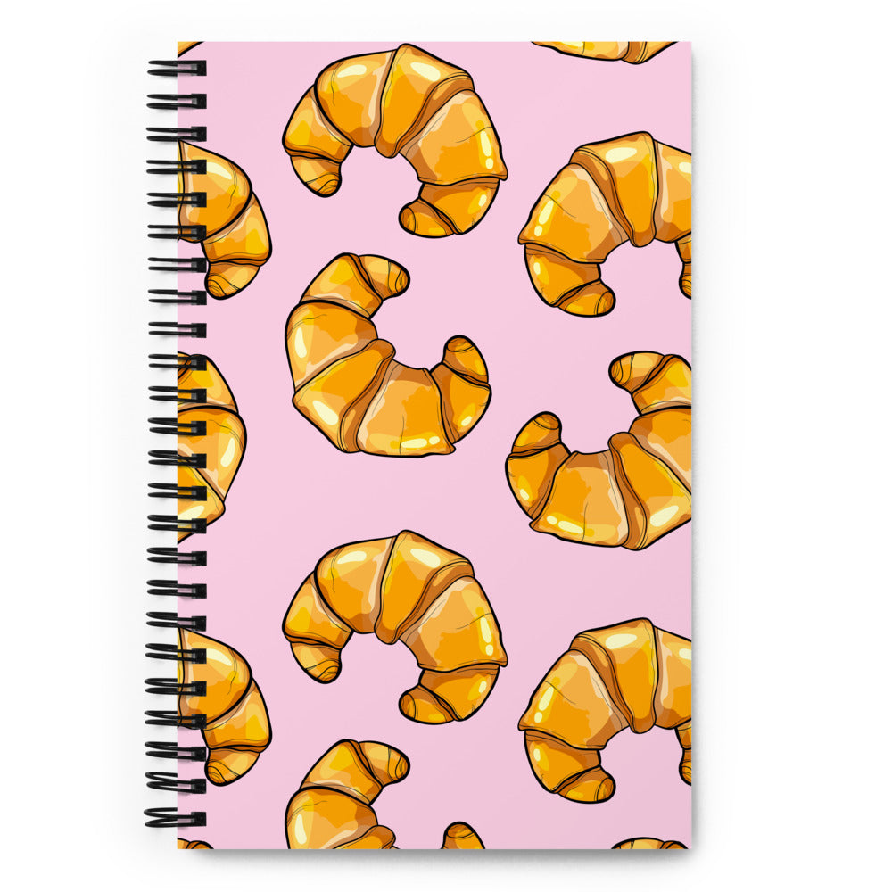 Croissant Notebook (Pink)